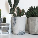 DIY concrete planters