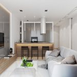 Design of a two-room apartment of 50 sq. m 