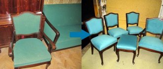 High-quality restoration of chairs