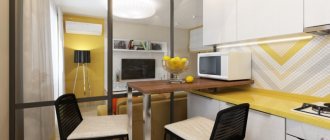 Studio apartment 29 square meters: 5 projects by Russian designers