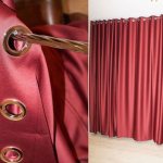 Eyelets on curtains