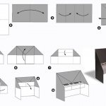 Поэтапная сборка фортепиано для кукольного домика в технике оригами
