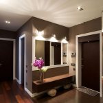 Hallway in dark colors: features, design tips, photos