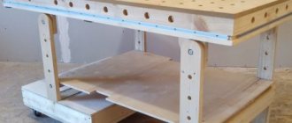 carpentry workbench